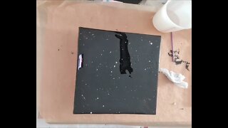 BEAUTIFUL RESIN GALAXY CANVAS