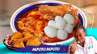 Obaapa Fie Eps 5 || Cooking Ghana’s Most fast local #Food Mpotompoto in 5 minuets