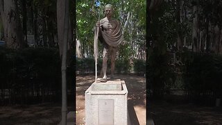 MONUMENTO EM HOMENAGEM A GANDHI PRAÇA PERTO DO PARQUE IBIRAPUERA
