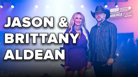 Jason & Brittany Aldean Welcome Candace Owens At #AMFEST2022