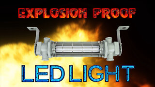 Explosion Proof Low Profile LED Fixture - 3,380 Lumens - Class 1 & 2 Div 1 & 2