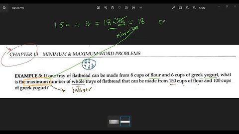 #Ch13, #college #panda Example 3, Minimum & Maximum Word Problems.