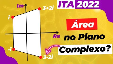 (NIVEL PICA DAS GALAXIAS) ÁREA DO TRAPEZIO NO PLANO COMPLEXO | ITA 2022 | @Professor Theago