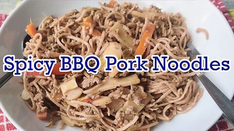 Smokey BBQ Pork Noodles