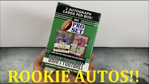 Leaf Pro Set Draft Football 2022 Opening - Rookie Autos!