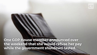 GOP Congresswoman Refuses Pay During Shutdown