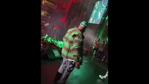 RickRoss performing God Did on stage with Lil Wayne at LilweezyanaFest