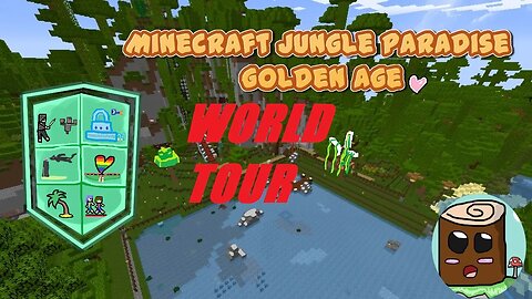 Minecraft Jungle Paradise Golden Age Ep650 : World Tour (Stream VOD)