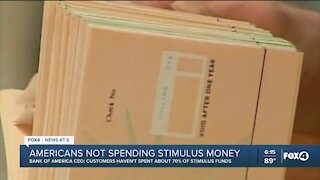 Americans not spending stimulus money