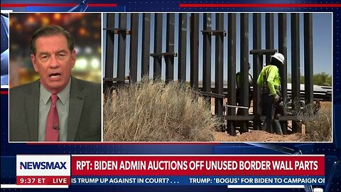 Report: Biden admin auctions off unused border wall parts