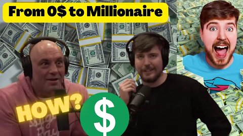 How did MrBeast become from a regular average guy to a YouTube star Millionaire? with Joe Rogan