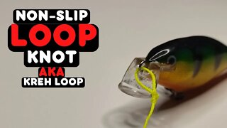 100% Non-Slip Loop Knot - How to Tie Kreh Loop Knot