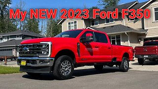 My BRAND NEW 2023 Ford F350!