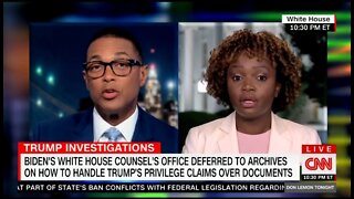 Don Lemon Presses Jean-Pierre On Who In The White House Knew About FBI Raid