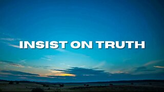 Sunday 8:00pm EDT - Insist on Truth - Our Food Supply is Being Impacted - What you Can Do