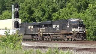 Norfolk Southern 22W Intermodal Train from Berea, Ohio July 9, 2022