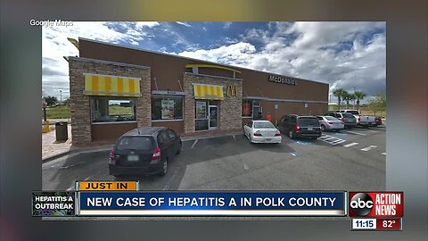 McDonald's employee tested positive for Hepatitis A in Polk County last week