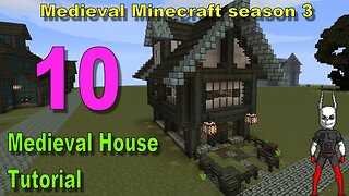 Minecraft: Medieval House Tutorial [part 10 season 3]
