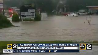 Storm brings flooding, damage to Baltimore County