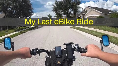 My LAST eBike Ride | Hurricane Idalia Coming!!
