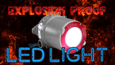 Explosion Proof LED Light - C1D1-2 - C2D1-2 - Aluminum Frame - 120-277V AC - Surface Mount