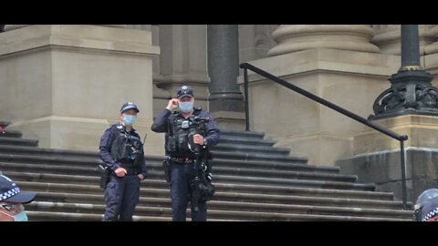 LIVE - Victoria Police Spying on Protestors