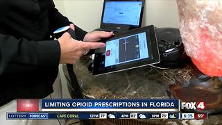 Proposed legislation in Florida would limit opioid prescriptions in the state