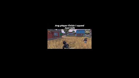 AVG player 1 squad finish bgmi gameplay video