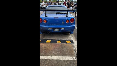 Bayside Blue R34 GTR