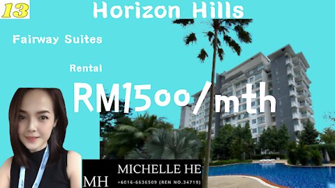 property malaysia Fairway Suites @ Horizon Hills Iskandar Puteri➤➤Apartment For RENT出租 🔥 🔥 RENTAL RM1500