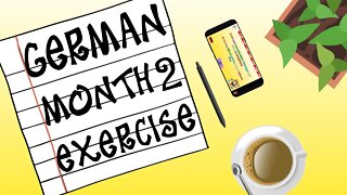 New German Practice! \\ Month 2 Speaking Exercise // Learn German with Tongue Bit!