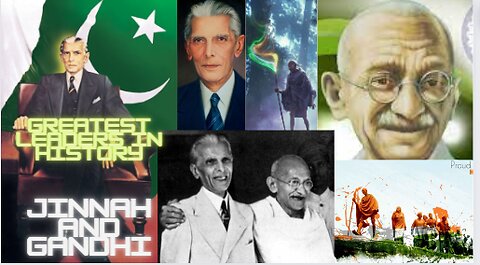 Greatest Leaders in history: Quaid e Azam Muhammad Ali Jinnah and Mahatma Gandhi