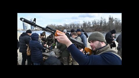 Ukraine tries to arm civilians as Russia invades
