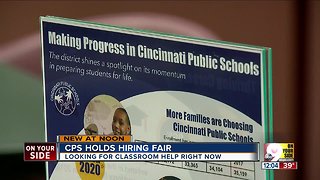 Cincinnati Public Schools hosts job fair