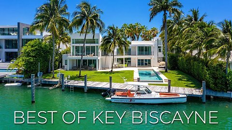 Tour 7 STUNNING HOMES of KEY BISCAYNE