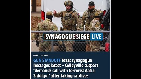 MULTIPLE hostages are being held at a synagogue at gunpoint near Fort Worth, Texas, Colleyville.