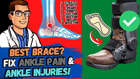 Best Ankle Brace? Sprains, Arthritis & Tendinitis [Tayco Brace]