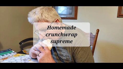 Homemade crunchwrap supreme #tacobell #crunchwrap