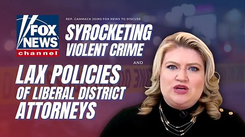 Rep. Cammack Joins FBN To Discuss Skyrocketing Violent Crime And Lax Policies Of Liberal DA's