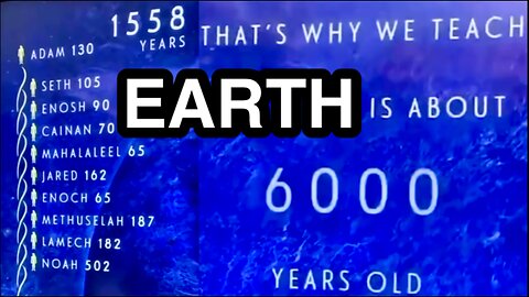 According to Biblical Genieology, Earth is 6000 years old as of 2024