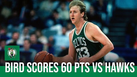 Larry Bird Goes Ham Against The Atlanta Hawks #nba #larrybird #sports #basketball #larrylegend