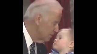 Biden aka Pedo Peter trying to kiss a baby