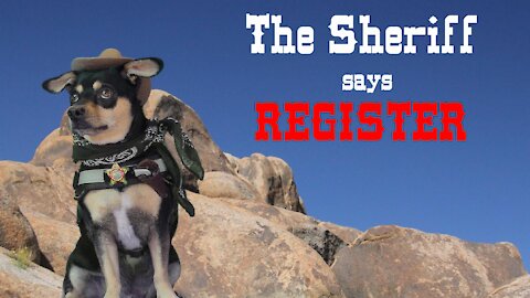 The Sheriff says Register !