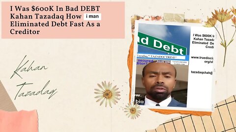 I Used These Methods to Get out of Bad DEBT Fast As a Creditor Without filing Bankruptcy