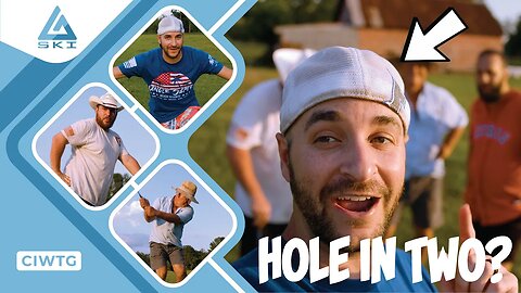 HOLE IN TWO | AMAZING SHOT GOES DOWN FOR A HOLE IN TWO? | GARDEN GOLF | REDNECK GOLF | CIWTG
