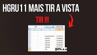 #hgru11 Mais TIR ?