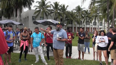 Large Crowds & CONVICTION at Florida International University | Kerrigan Skelly