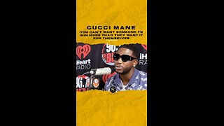 #guccimane You can’t want someone to win more than they want it for themselves. 🎥 @djscream