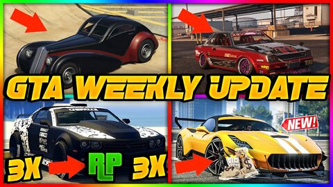 GTA 5 ONLINE WEEKLY UPDATE OUT NOW! | 2X $ + RP BUNKER & AMAZING SALES!