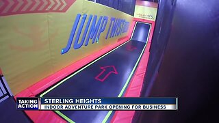 Indoor adventure park opening for business in Shelby Township